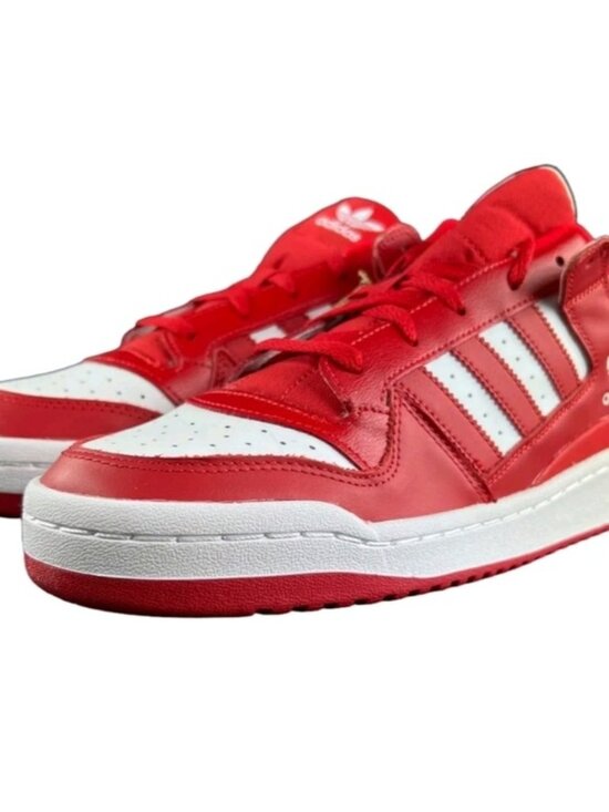 Adidas Men\'s Forum Low CL Scarlet Red White Shoes HQ1495 Size 10.5 main image 8